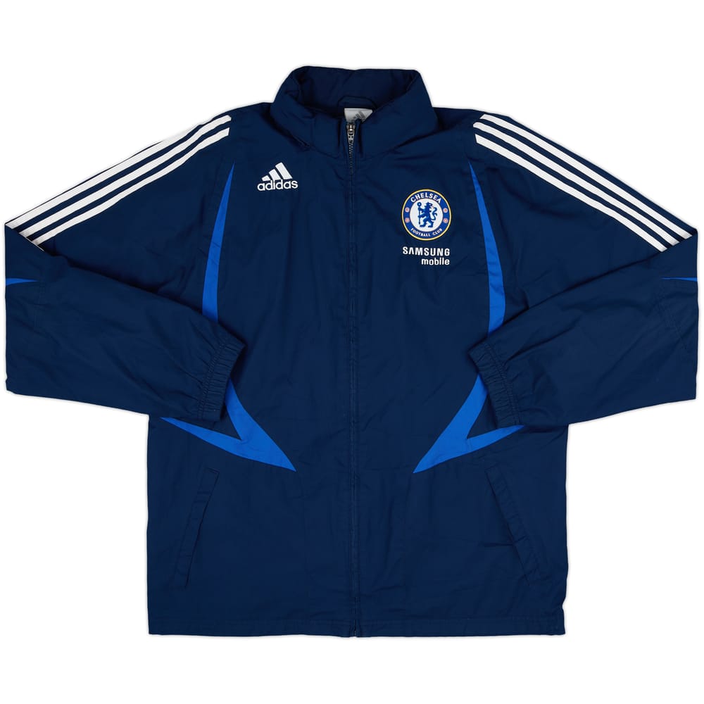 2007-08 Chelsea adidas Hooded Rain Jacket - 8/10 - (M/L)