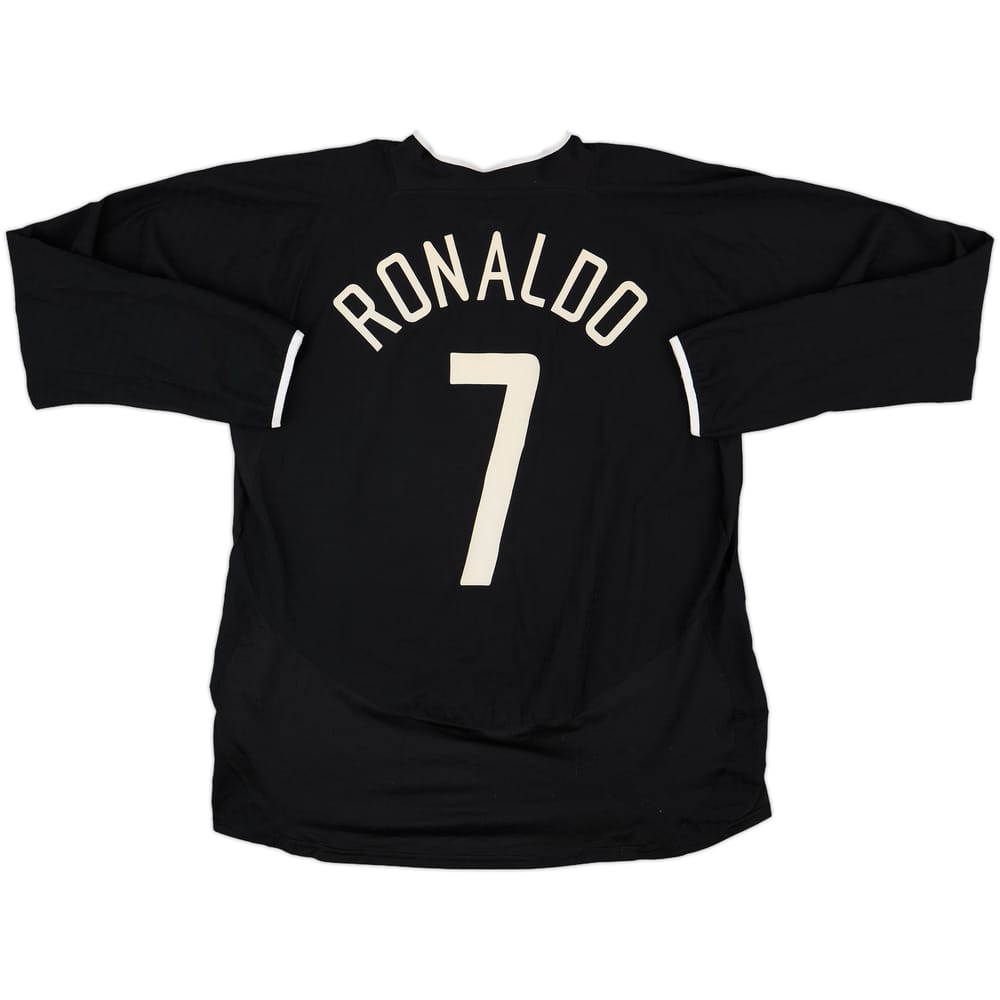 2003-05 Manchester United Away L/S Shirt Ronaldo #7 - 6/10 - (L)