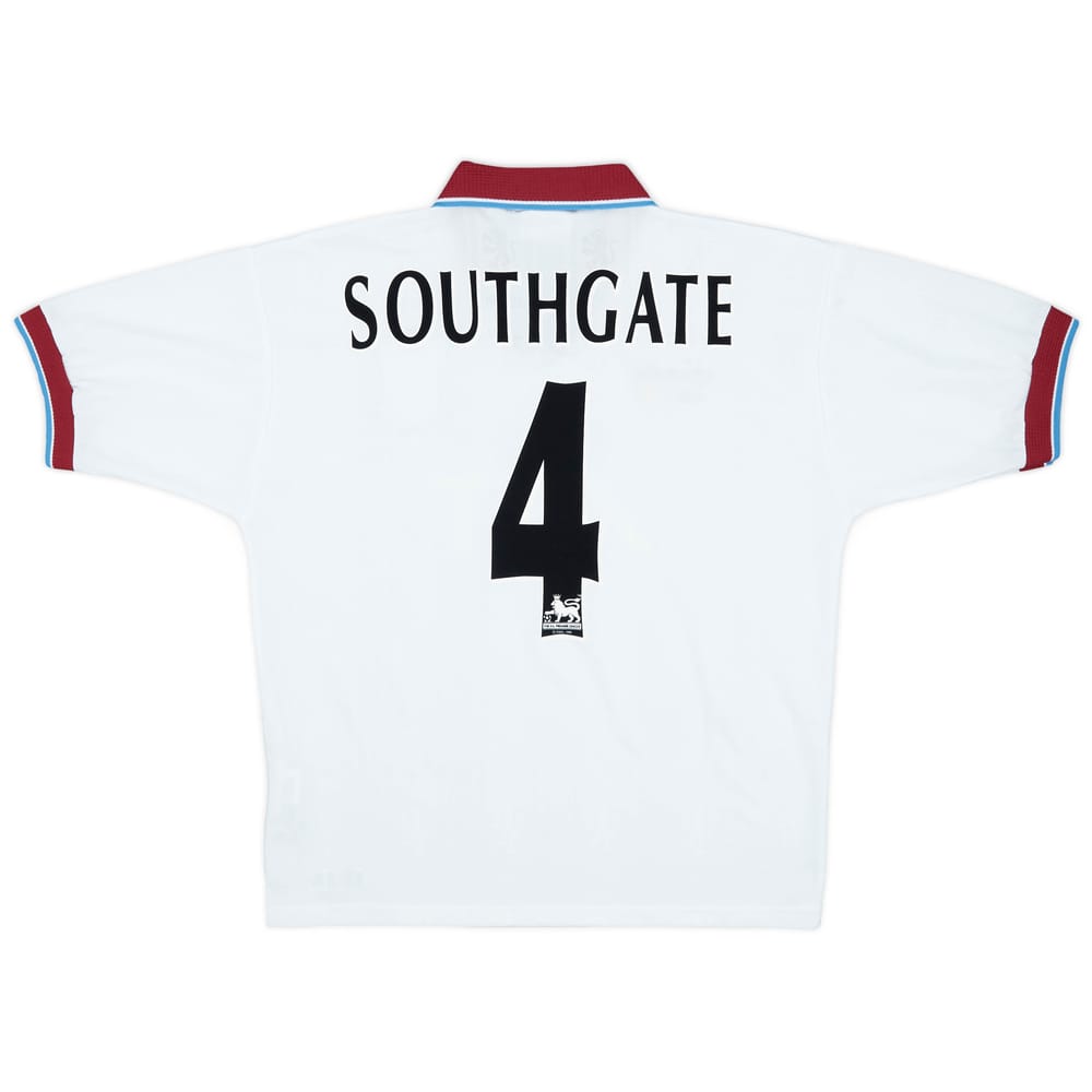 1996-98 Aston Villa Away Shirt Southgate #4 - 8/10 - (M)
