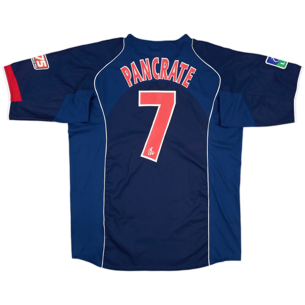 2004-05 Paris Saint-Germain Home Shirt Pancrate #7 - 7/10 - (XL)