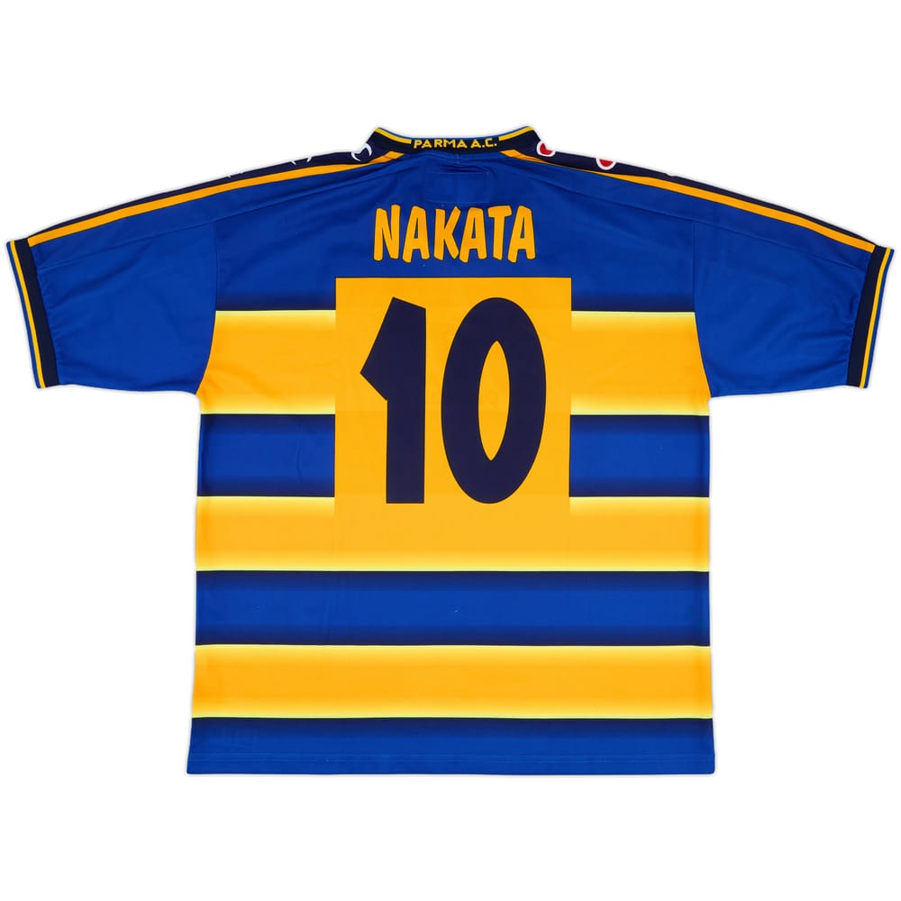 2001-02 Parma Home Shirt Nakata #10 - 9/10 - (L)