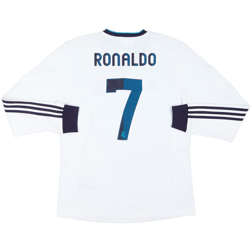 2012-13 Real Madrid Home L/S Shirt Ronaldo #7 (L)