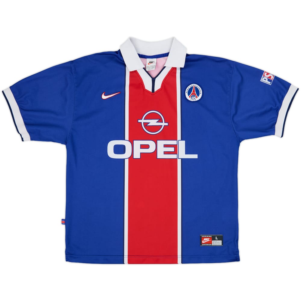 1997-98 Paris Saint-Germain Home Shirt - 8/10 - (L)