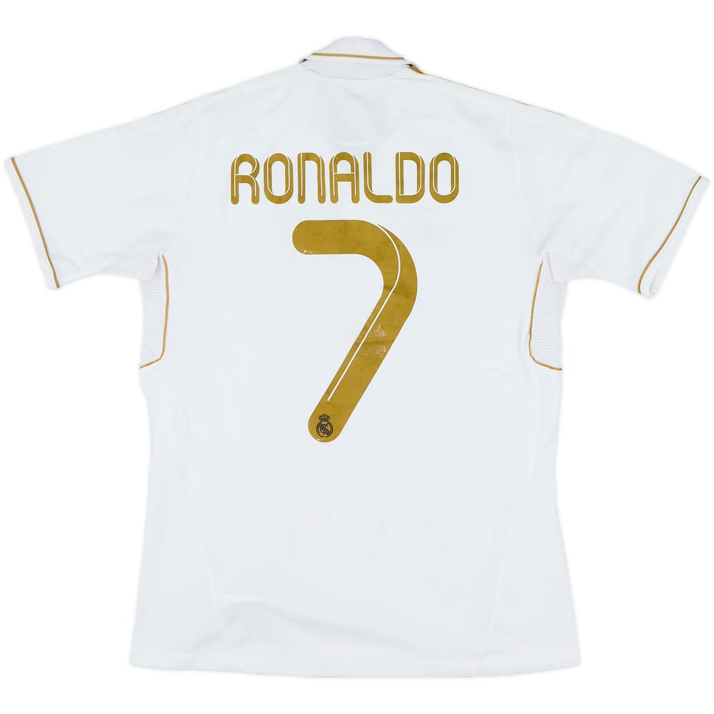 2011-12 Real Madrid Home Shirt Ronaldo #7 - 5/10 - (XL.Boys)