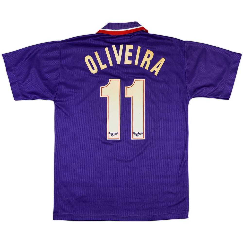 1996-97 Fiorentina Home Shirt Oliveira #11 - 8/10 - (M)