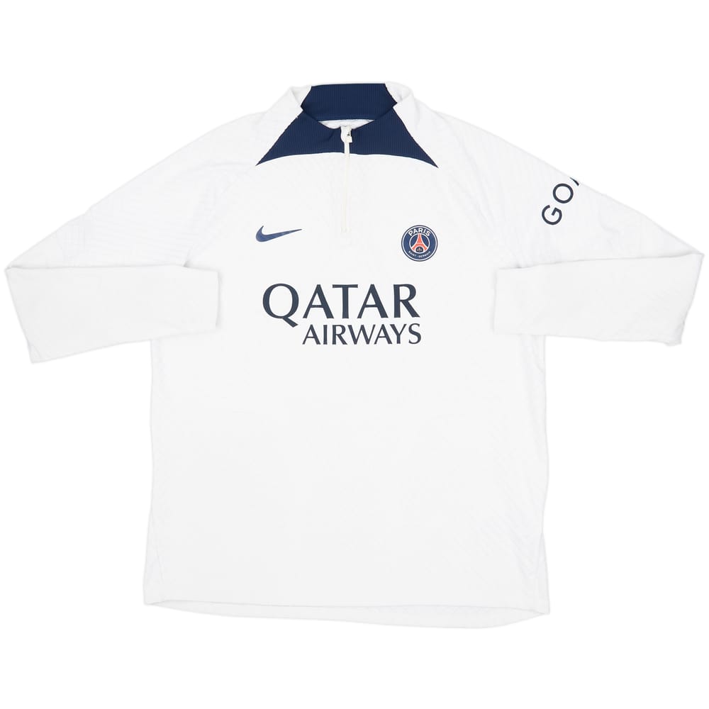 2022-23 Paris Saint-Germain Nike 1/4 Zip Drill Top - 6/10 - (XL)