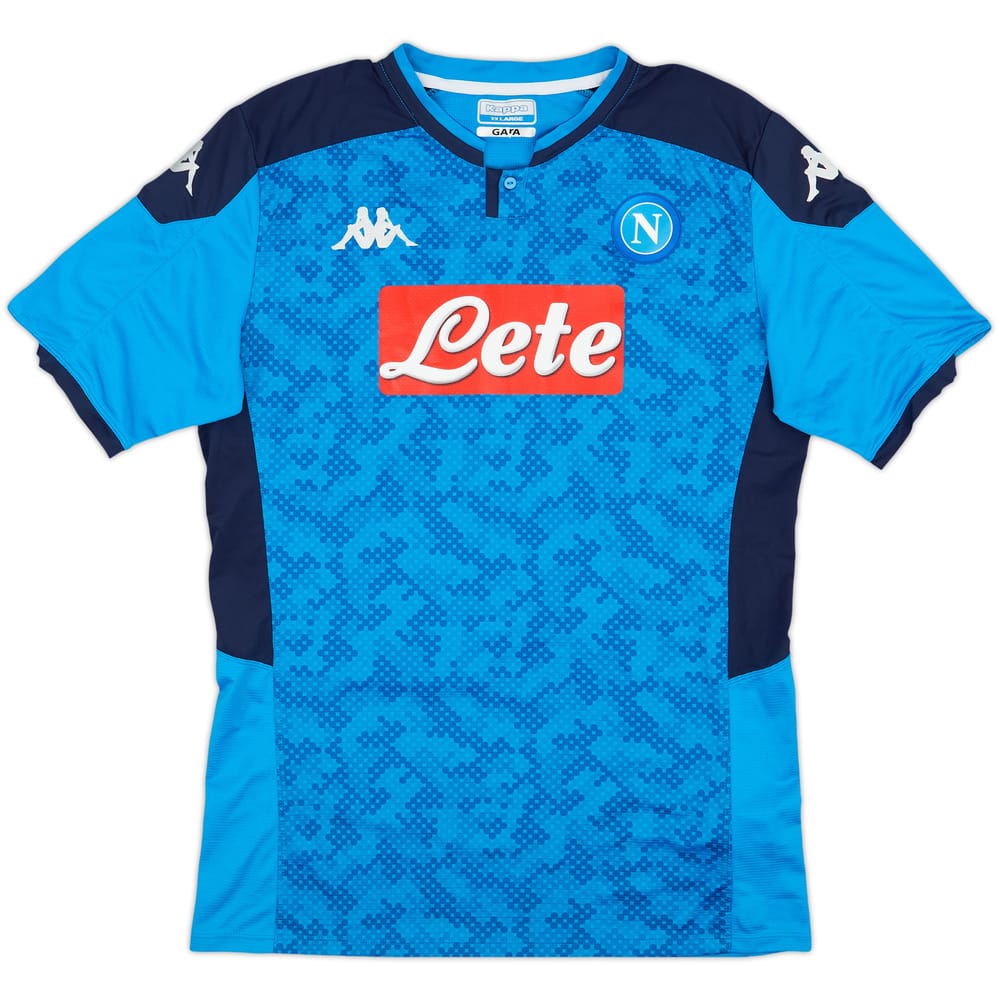2019-20 Napoli European Home Shirt - 9/10 - (XXL)