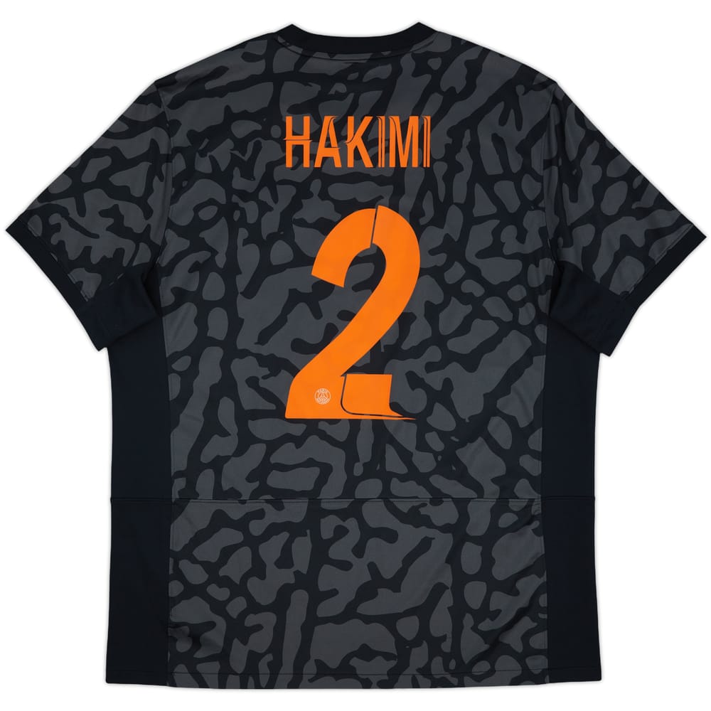 2023-24 Paris Saint-Germain Third Shirt Hakimi #2 - 8/10 - (XL)