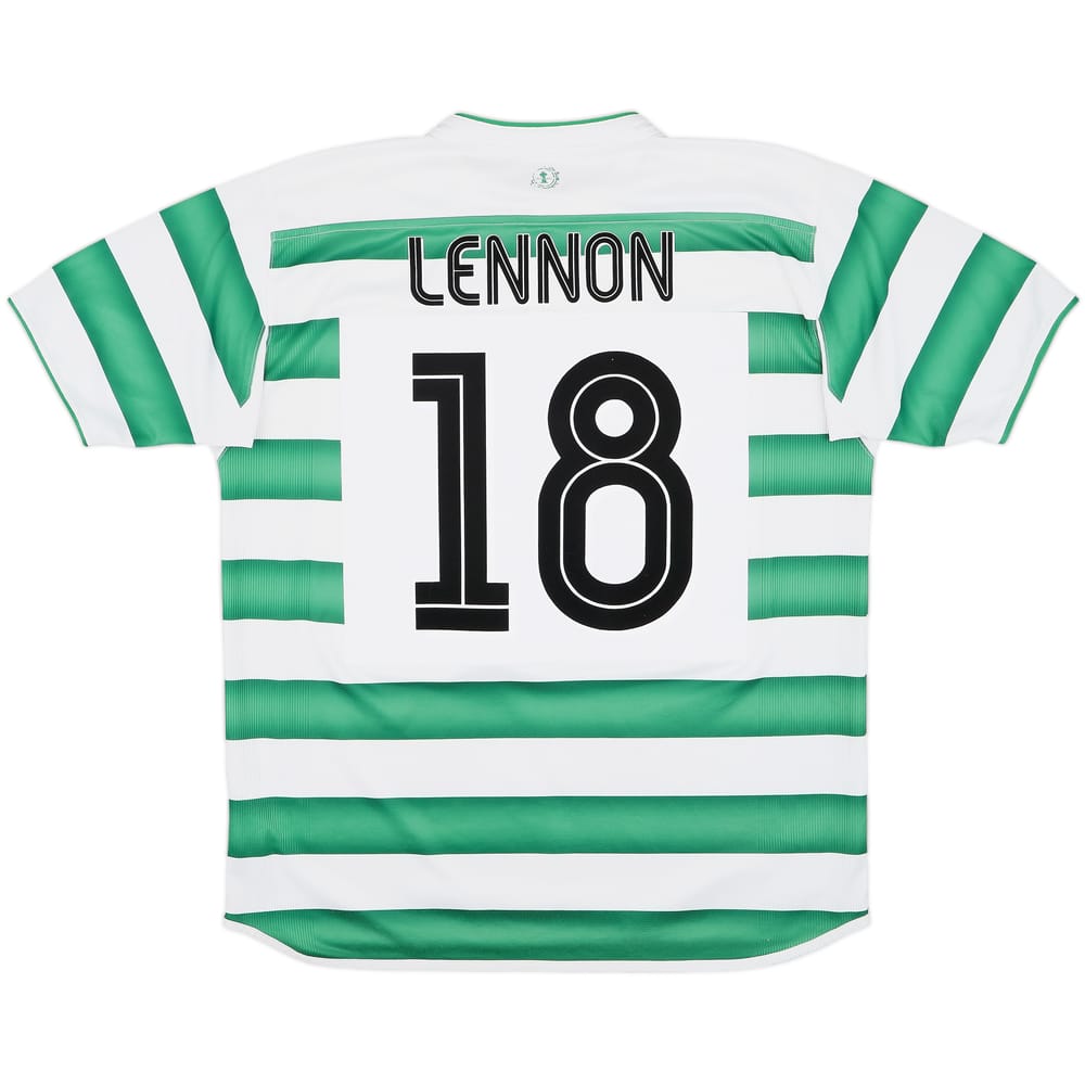 2003-04 Celtic Home Shirt Lennon #18 - 6/10 - (L)