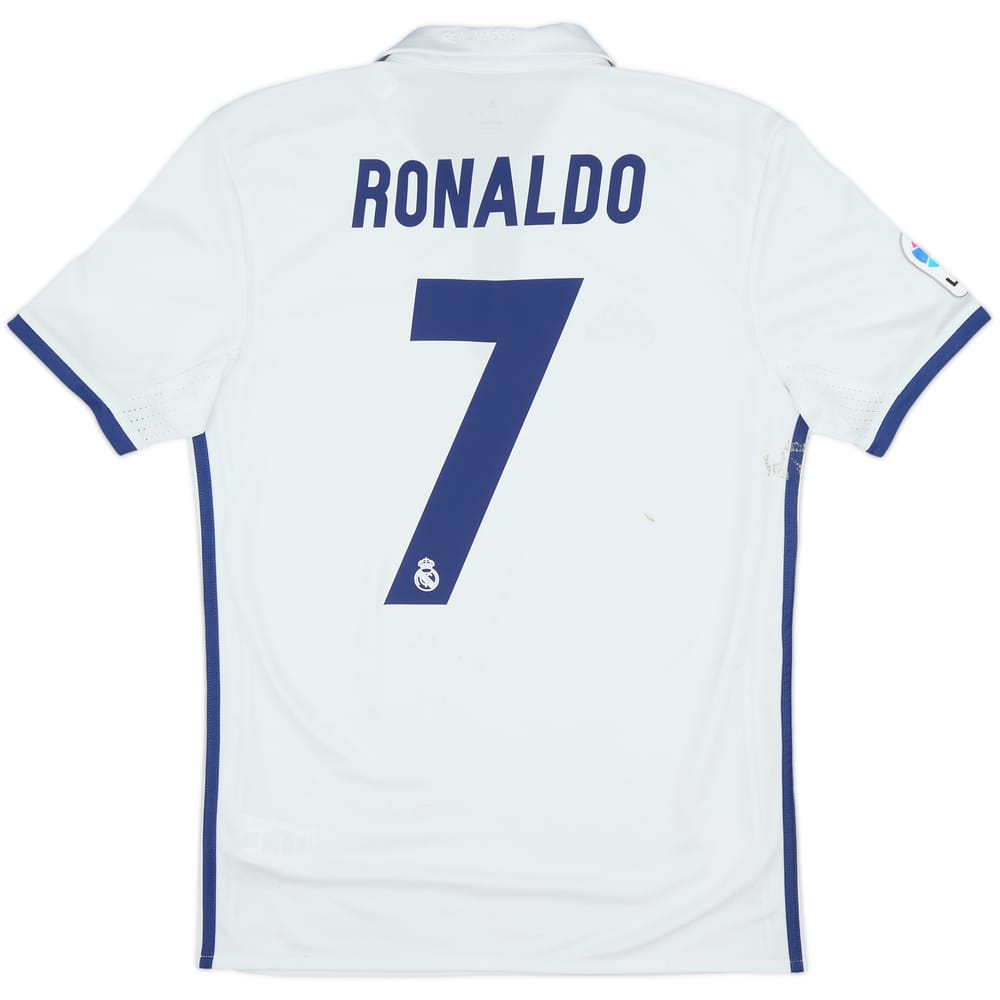 2016-17 Real Madrid Home Shirt Ronaldo #7 - 5/10 - (S)