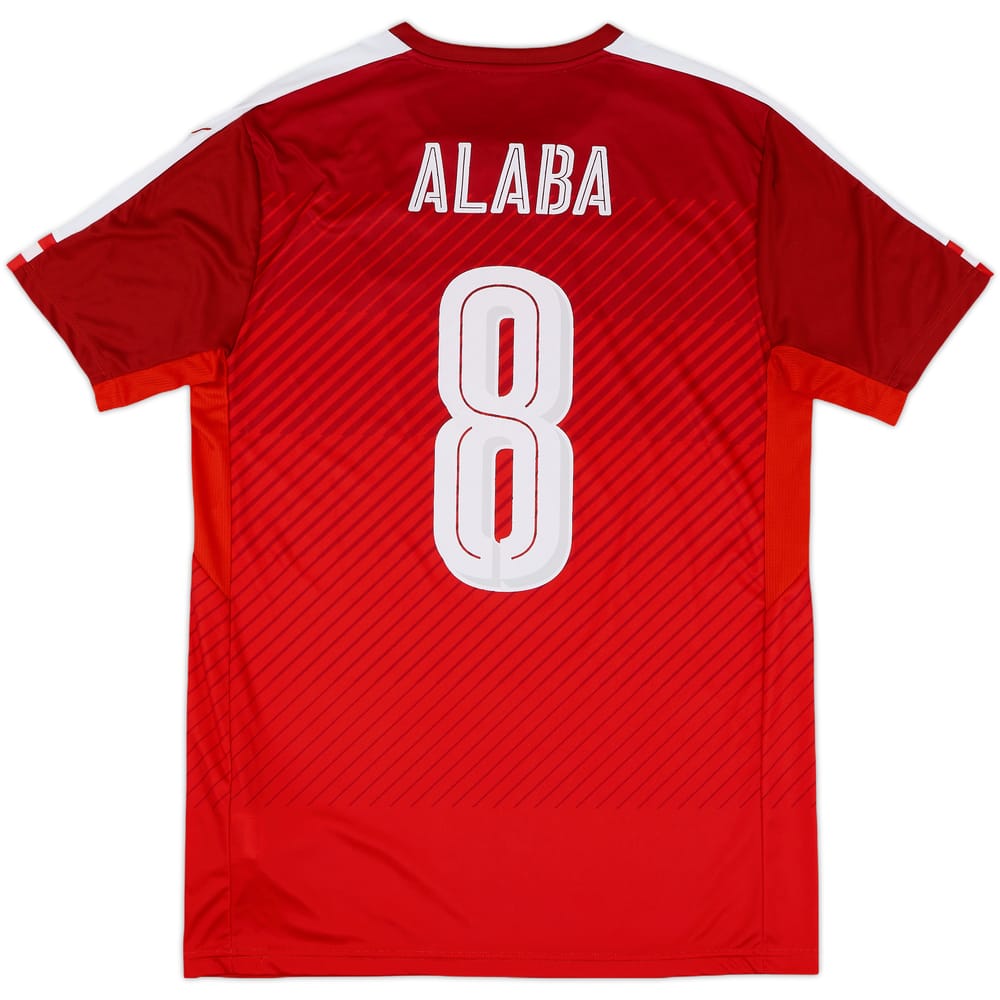 2016-17 Austria Home Shirt Alaba #8 - 7/10 - (M)