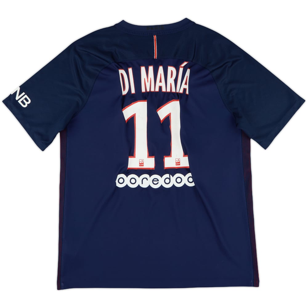 2016-17 Paris Saint-Germain Home Shirt Di Maria #11 - 5/10 - (L)