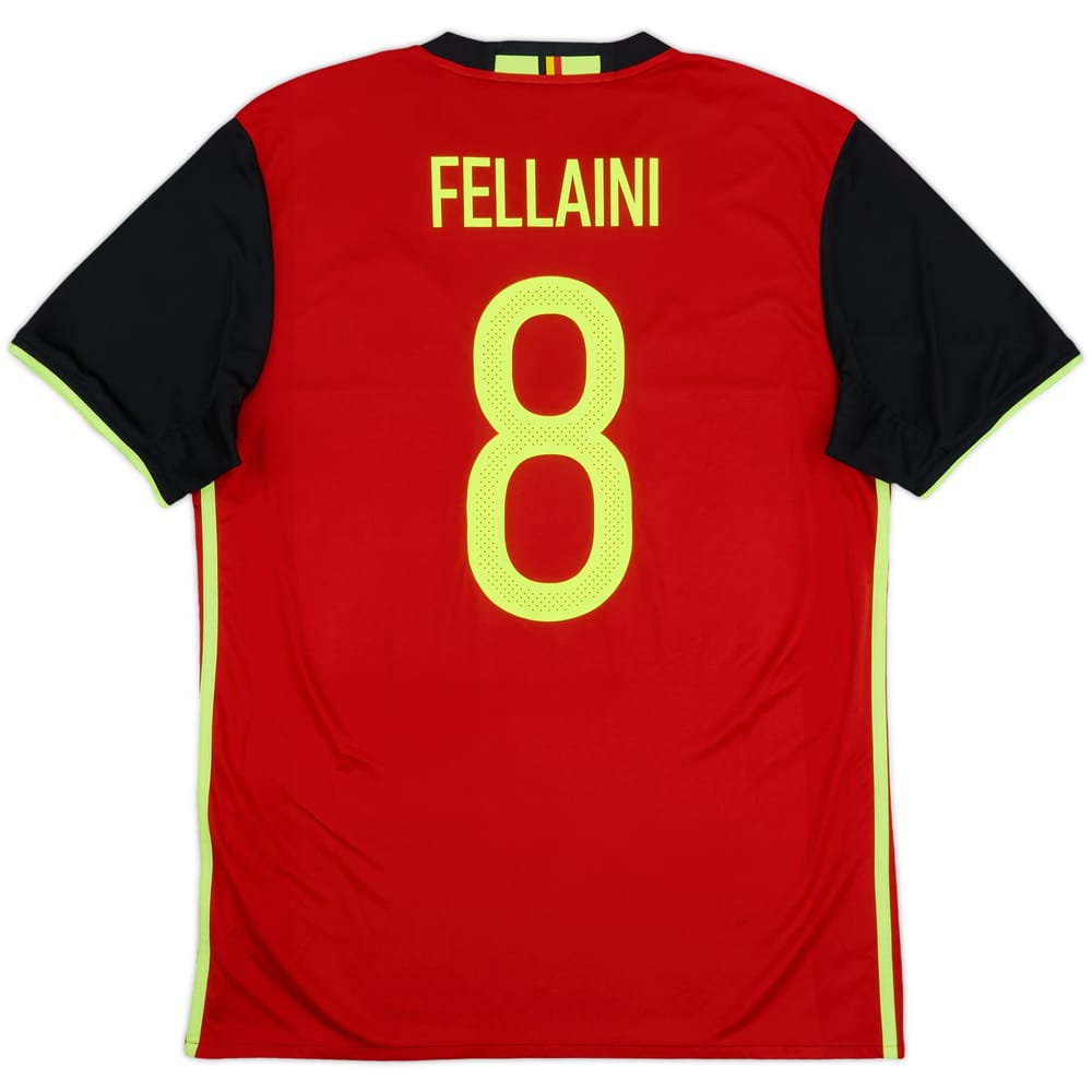2016-17 Belgium Home Shirt Fellaini #8 - 10/10 - (L)