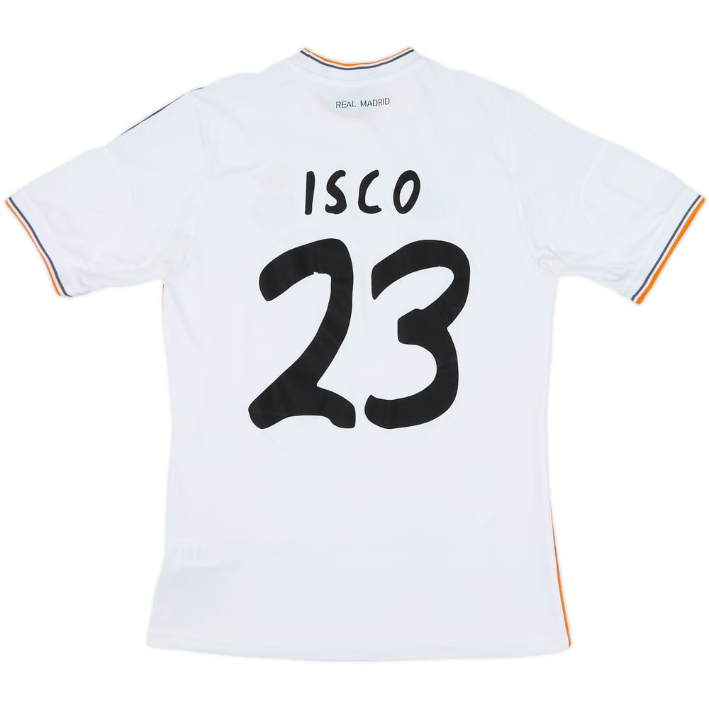 2013-14 Real Madrid Home Shirt Isco #23 - 6/10 - (XL.Boys)