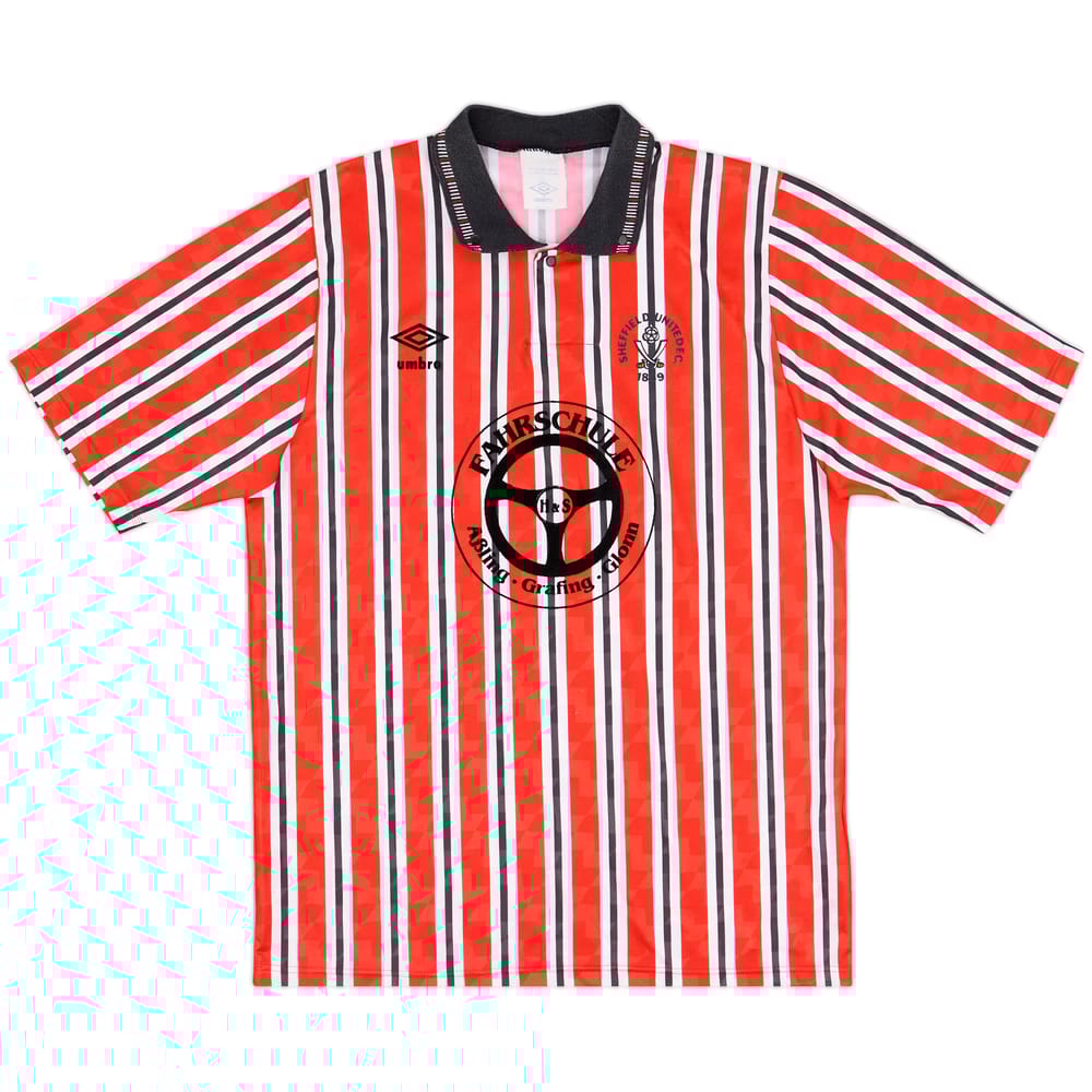 1990-92 Sheffield United Home Shirt #12 - 9/10 - (M)