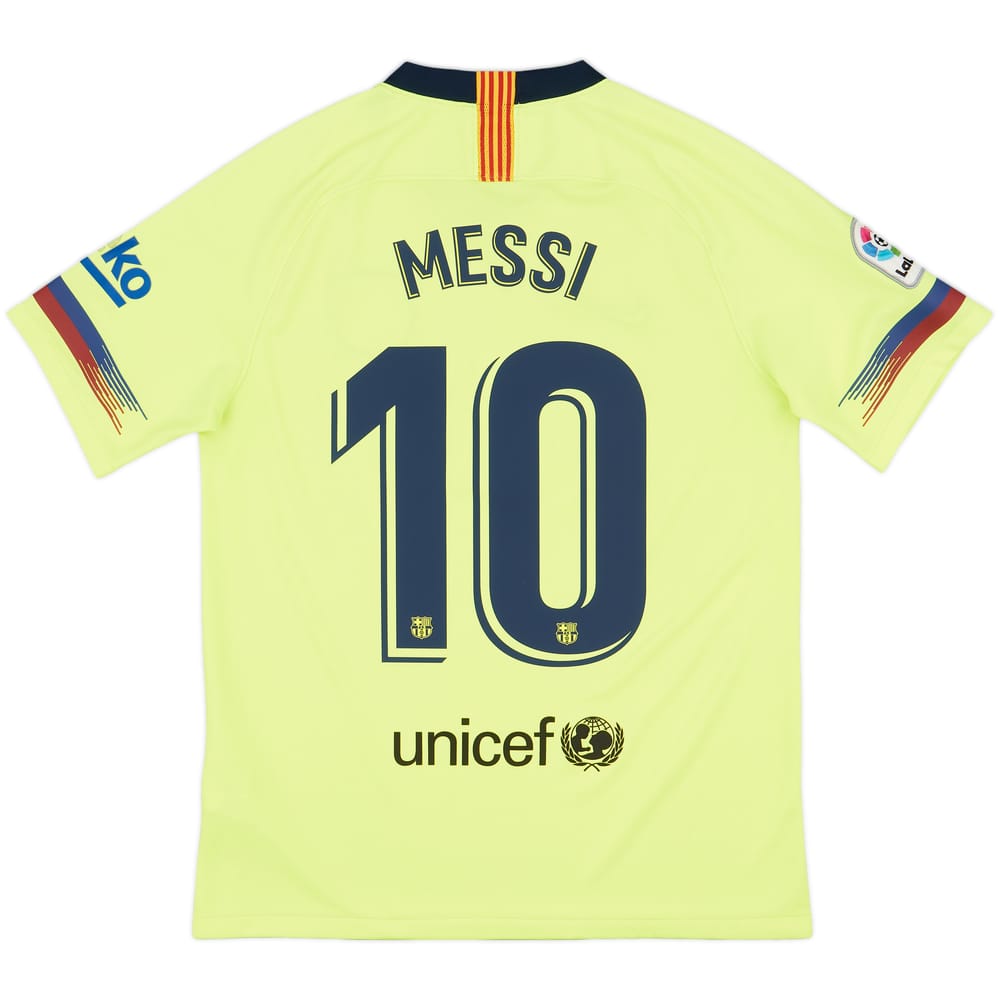 2018-19 Barcelona Away Shirt Messi #10 - 7/10 - (M)