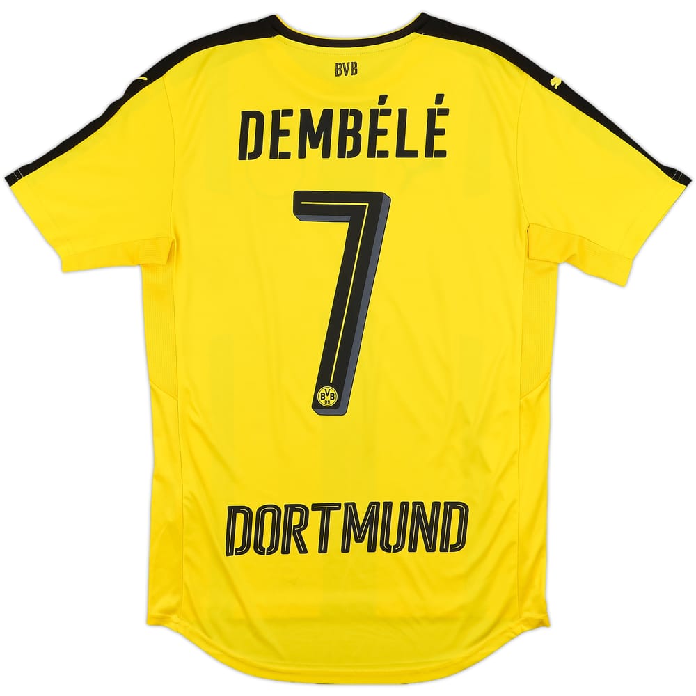 2016-17 Borussia Dortmund Home Shirt Dembele #7 - 8/10 - (S)