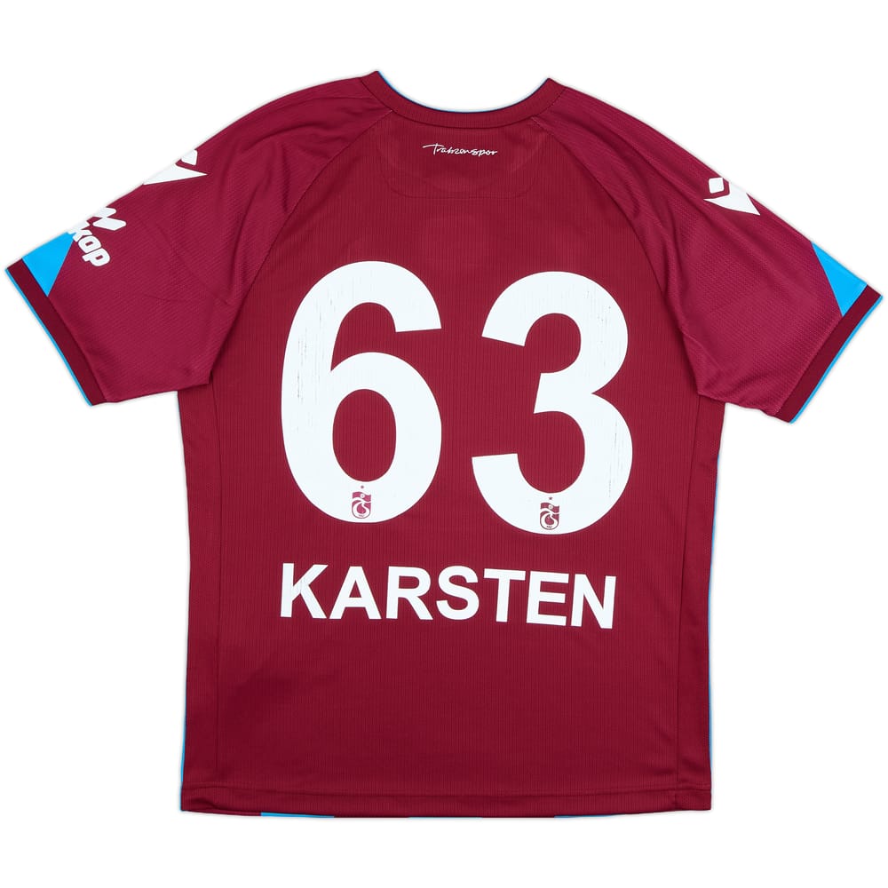 2022-23 Trabzonspor Home Shirt Karsten #63 - 5/10 - (L)