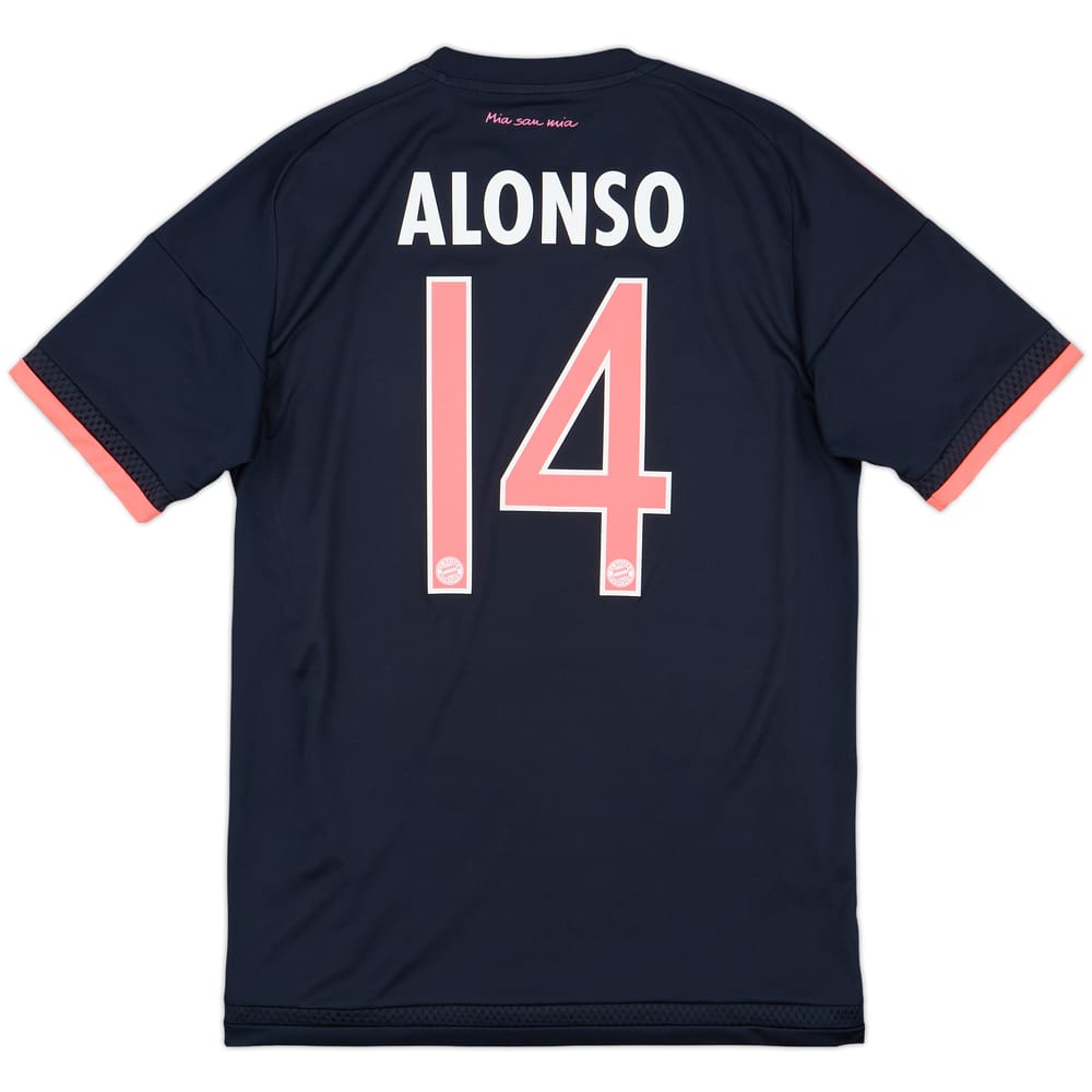 2015-16 Bayern Munich Third Shirt Alonso #14 - 10/10 - (S)