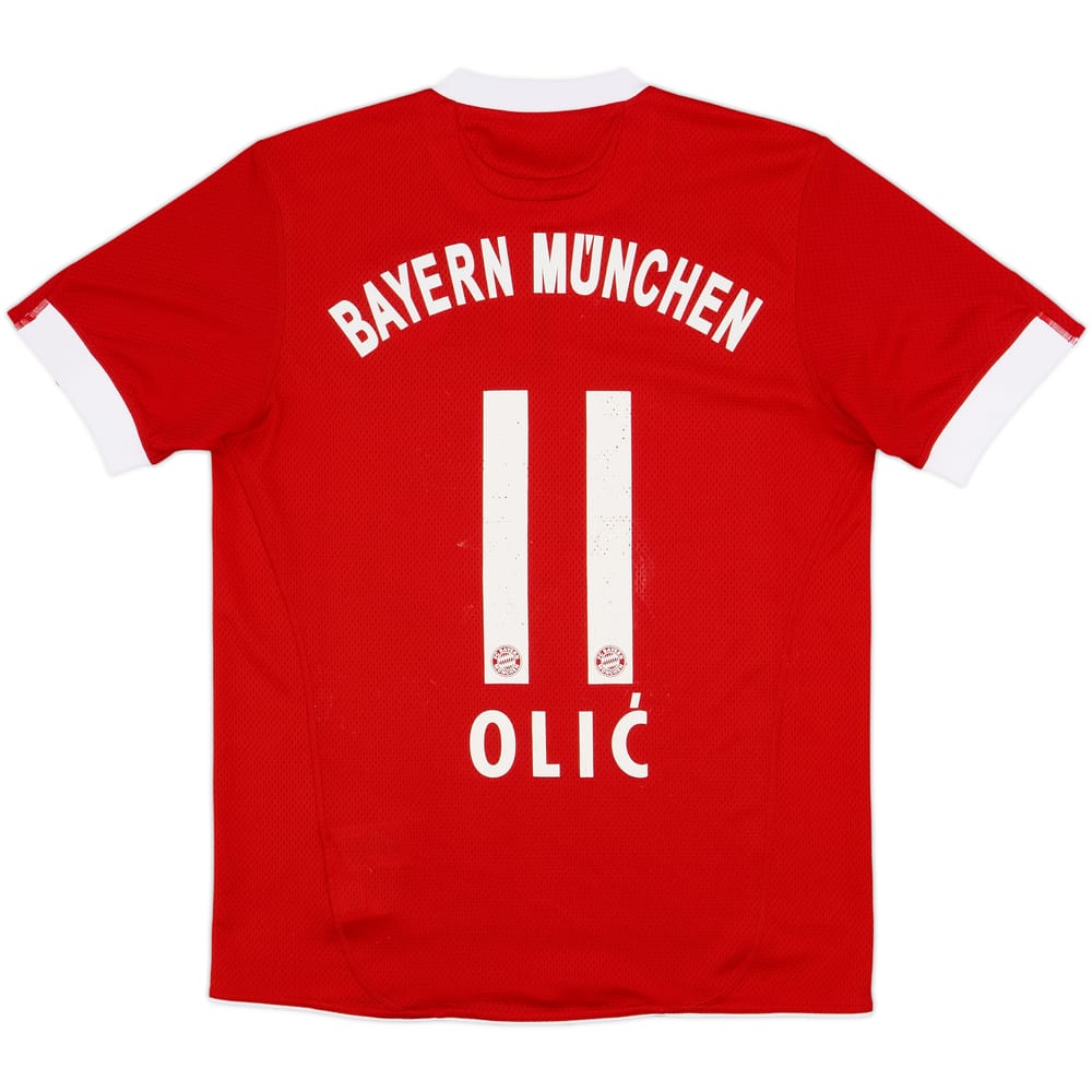 2009-10 Bayern Munich Home Shirt Olic #11 - 7/10 - (XL.Boys)