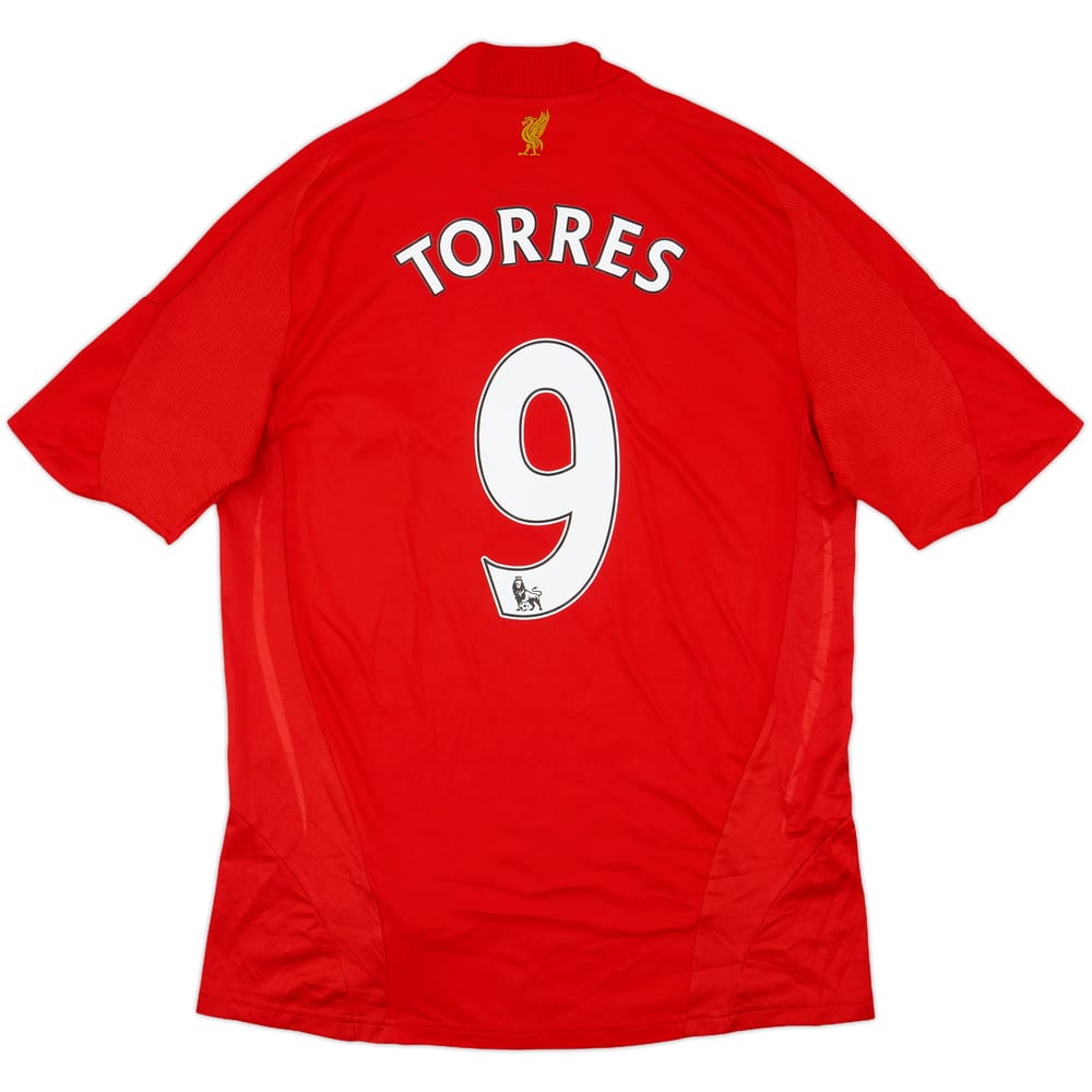 2008-10 Liverpool Home Shirt Torres #9 - 7/10 - (M)