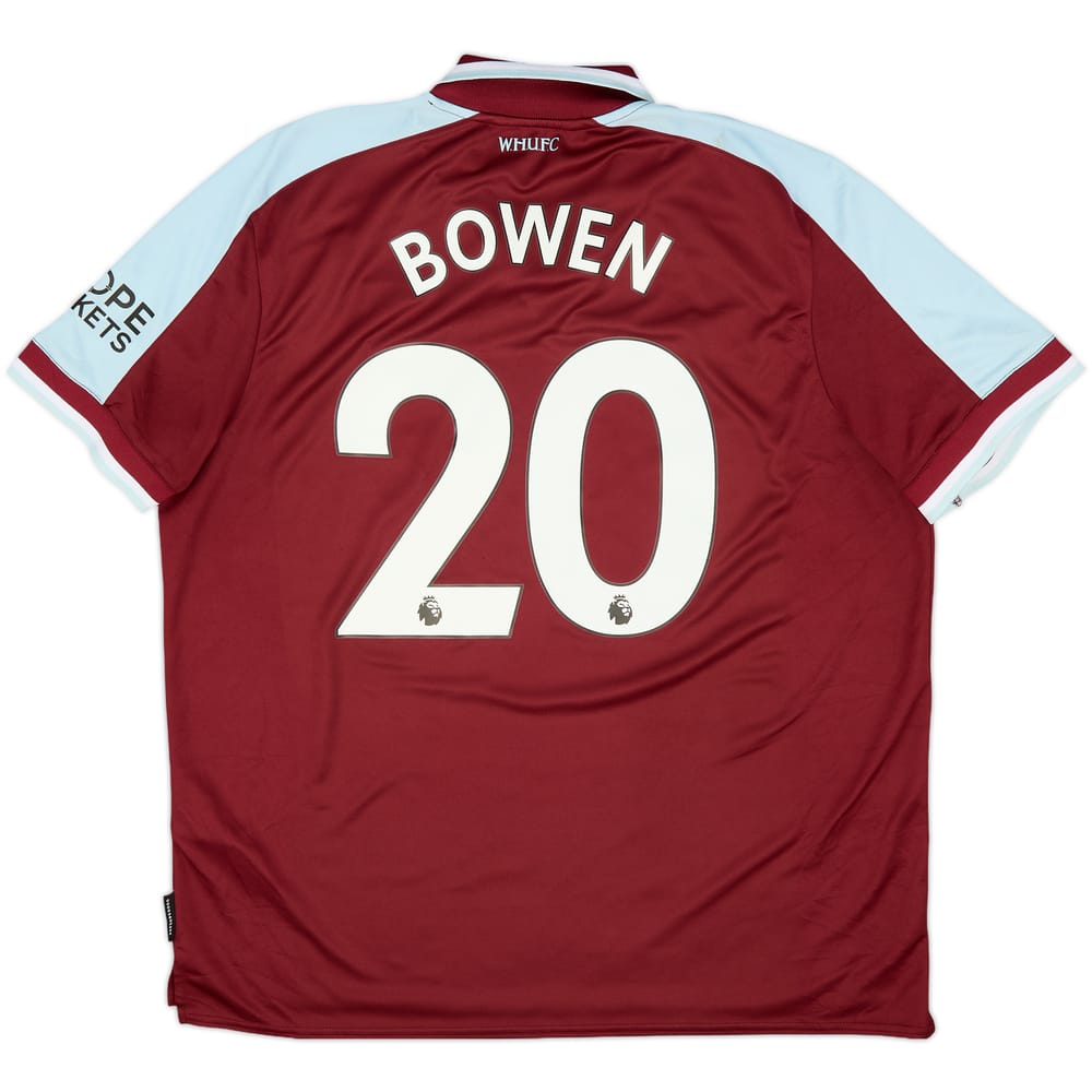 2021-22 West Ham Home Shirt Bowen #20 - 9/10 - (XXL)