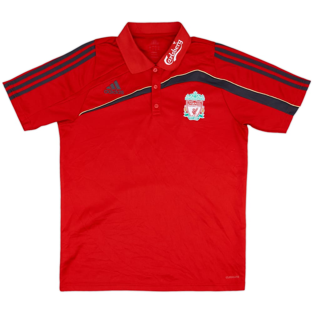 2009-10 Liverpool adidas Polo Shirt - 8/10 - (L)