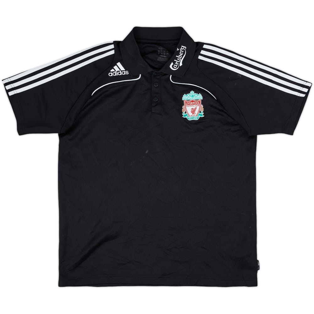 2008-09 Liverpool adidas Polo Shirt - 6/10 - (L)