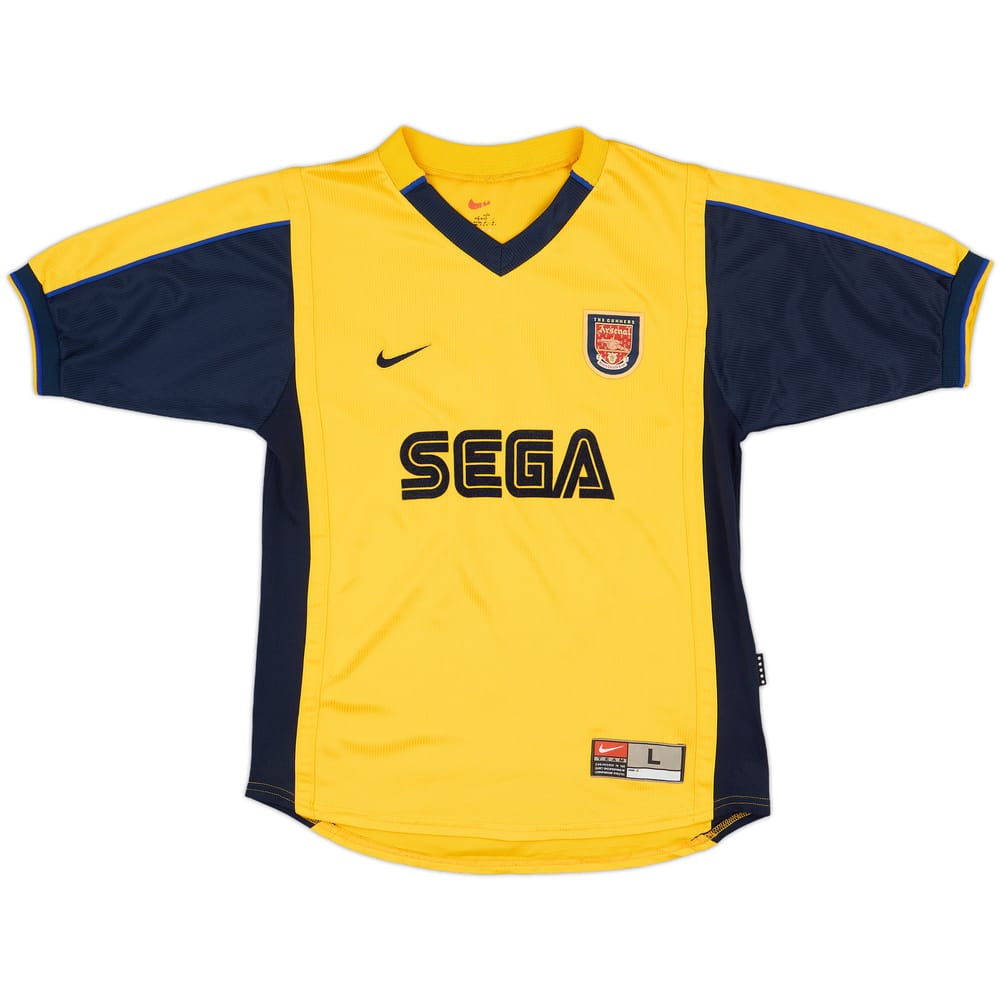 1999-01 Arsenal Away Shirt - 8/10 - (L.Boys)