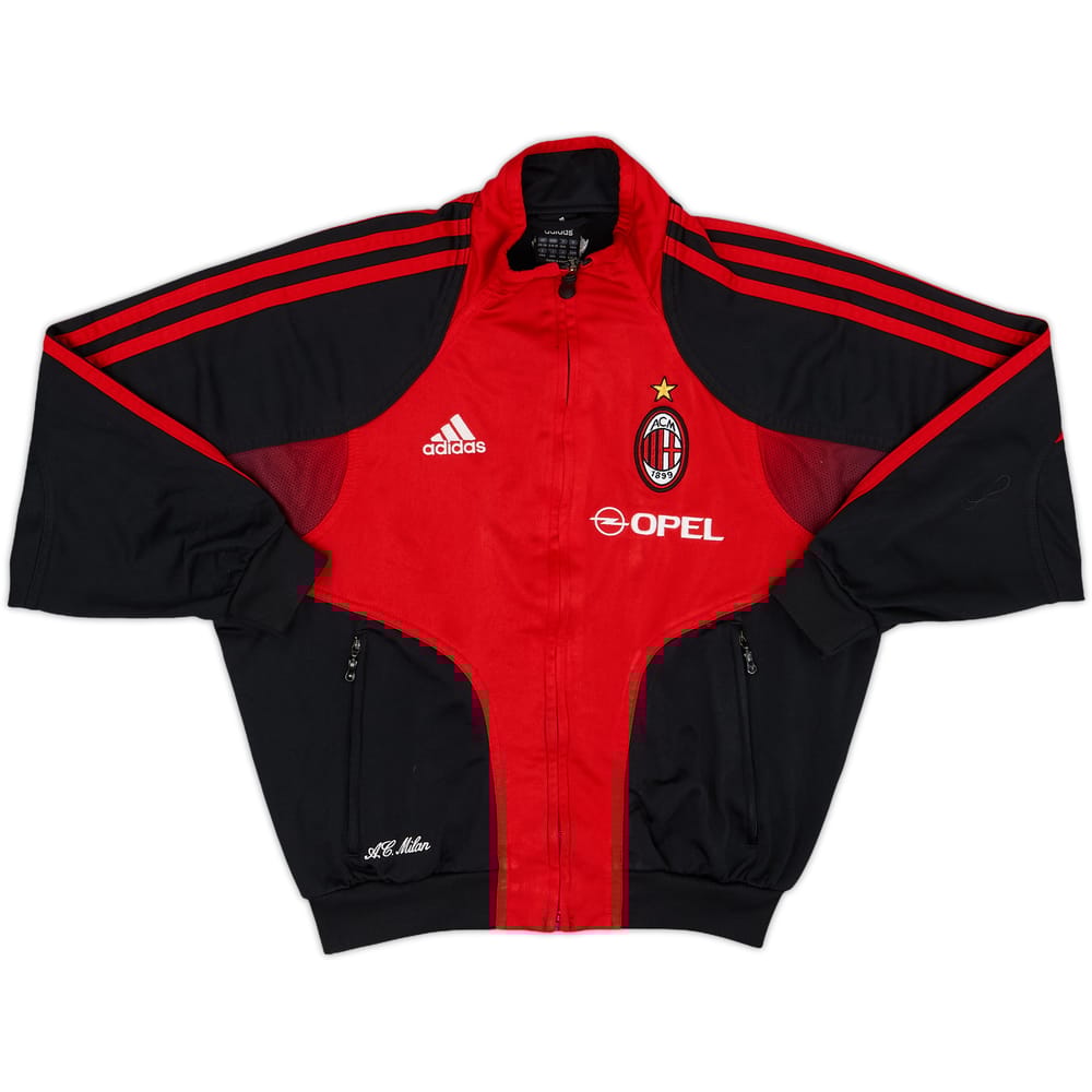 2004-05 AC Milan adidas Track Jacket - 8/10 - (S.Boys)