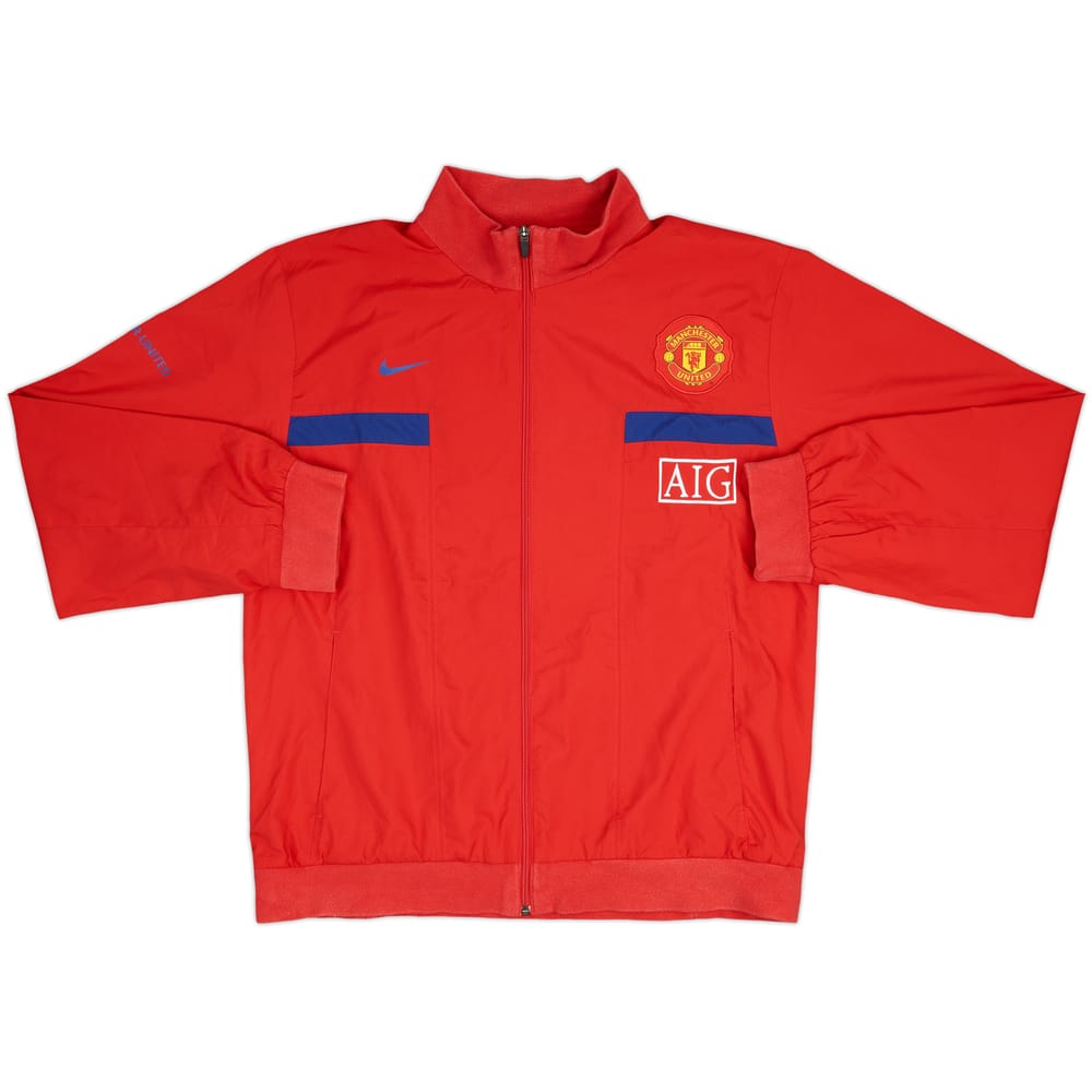 2009-10 Manchester United Nike Track Jacket - 7/10 - (L)