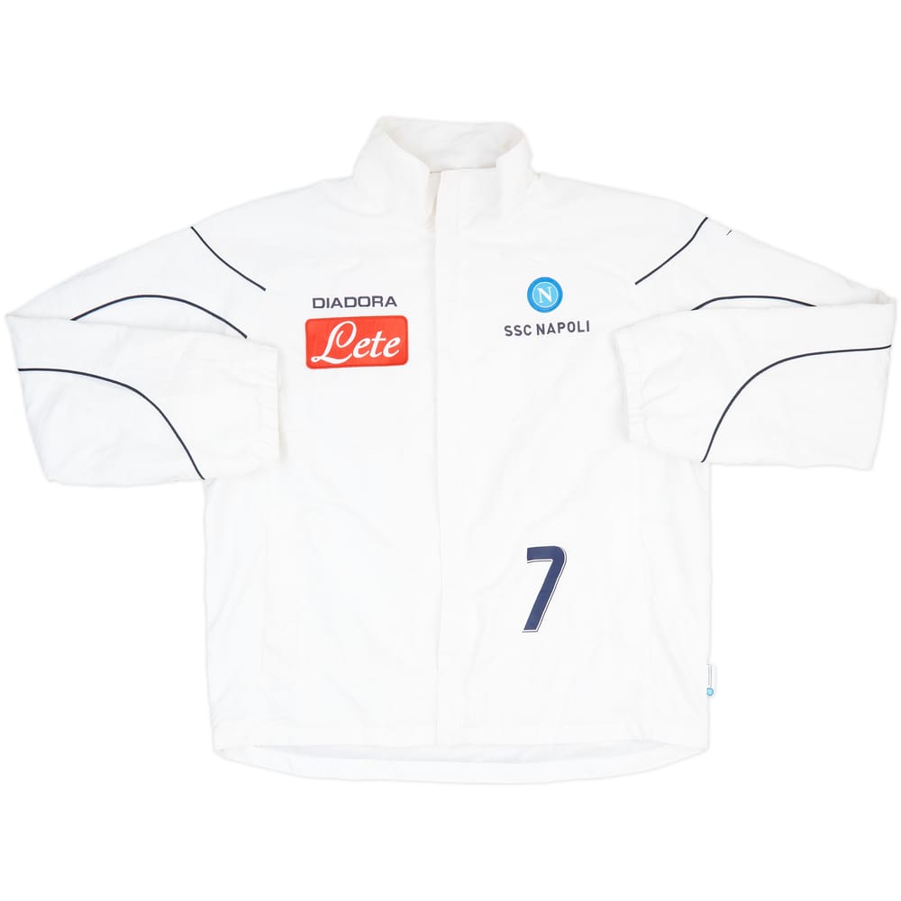 2006-07 Napoli Diadora Player Issue Track Jacket #7 - 6/10 - (M)