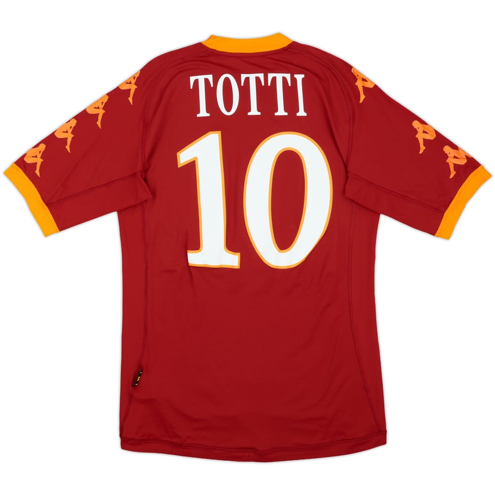 2010-11 Roma Home Shirt Totti #10 - 7/10 - (M)