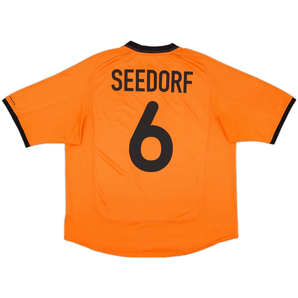 2000-02 Netherlands Home Shirt Seedorf #6 - 9/10 - (XL)