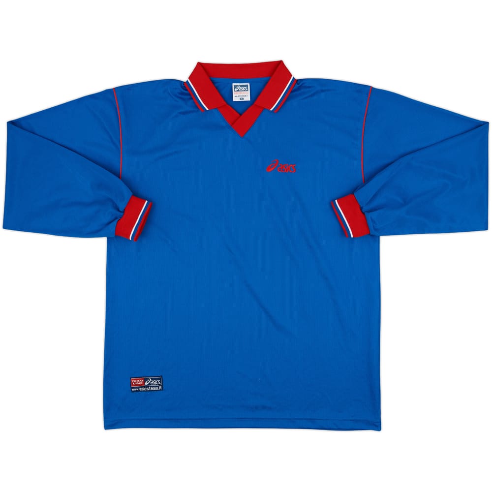 1990s Asics Template L/S Shirt - 9/10 - (XL)