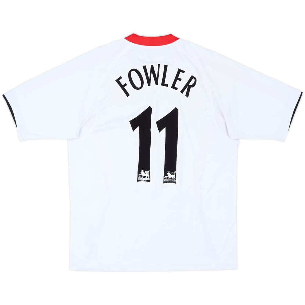 2005-06 Liverpool Away Shirt Fowler #11 - 5/10 - (L)