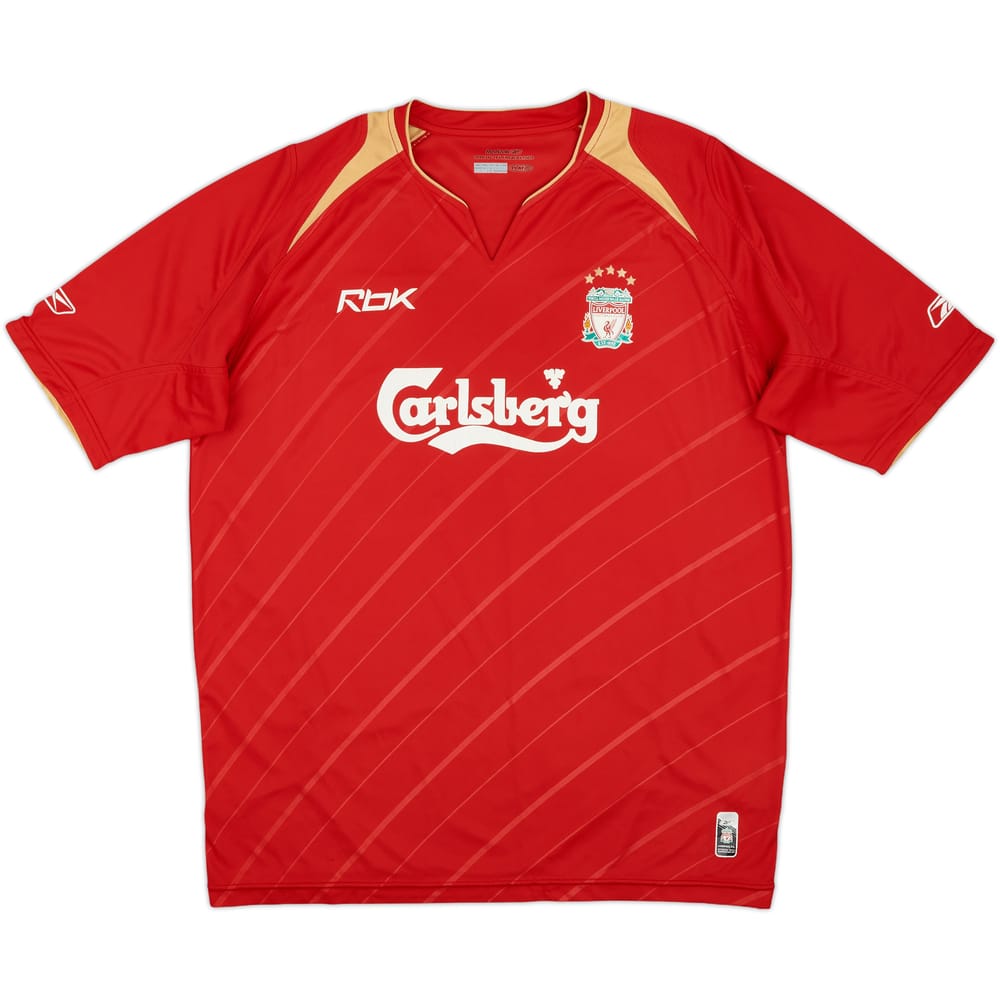 2005-06 Liverpool CL Home Shirt - 7/10 - (L)