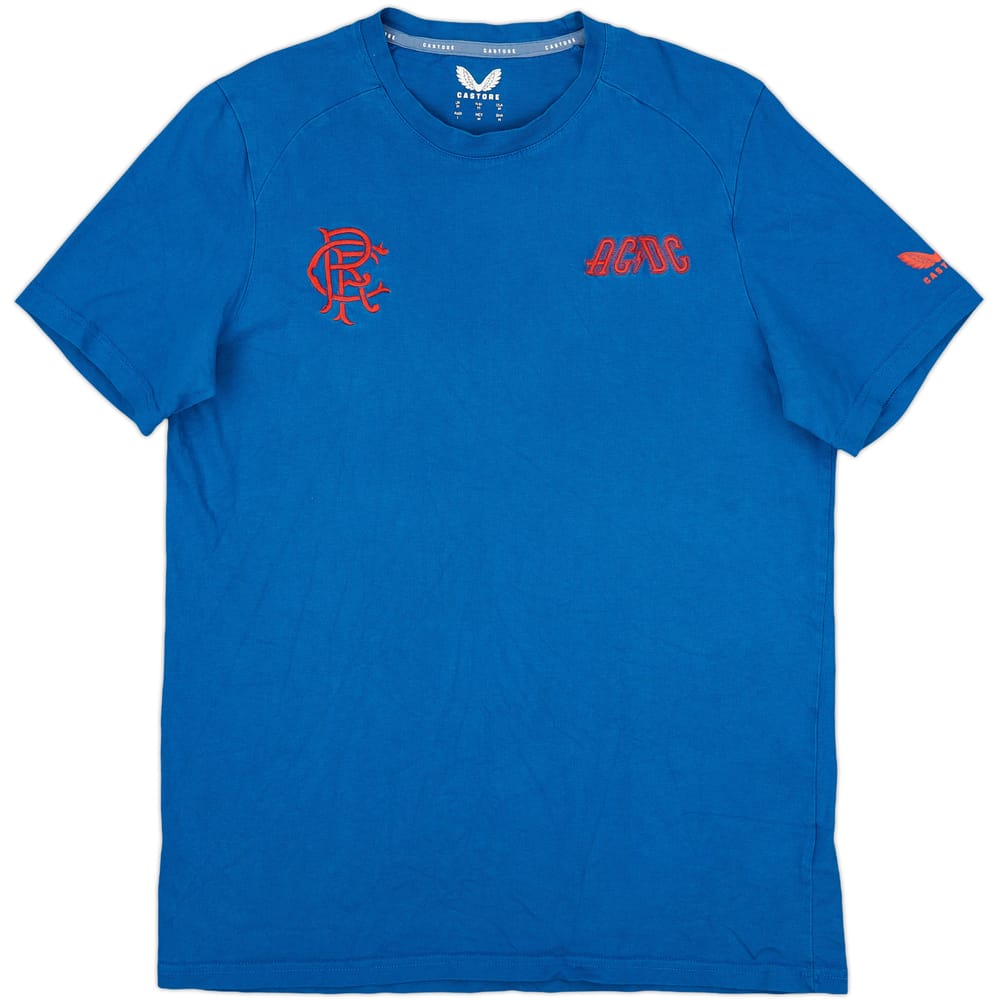 2022-23 Rangers Castore 'ACDC' Cotton Tee - 4/10 - (M)