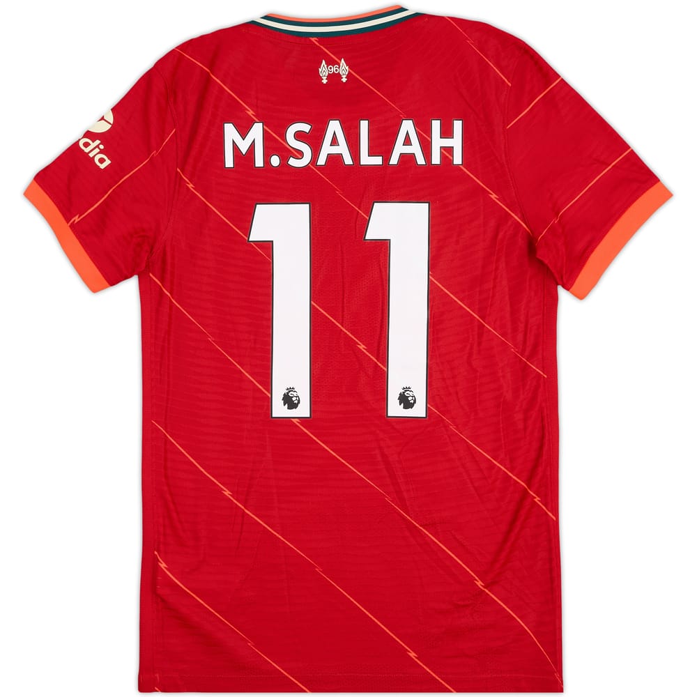 2021-22 Liverpool Authentic Home Shirt M. Salah #11 - 9/10 - (S)