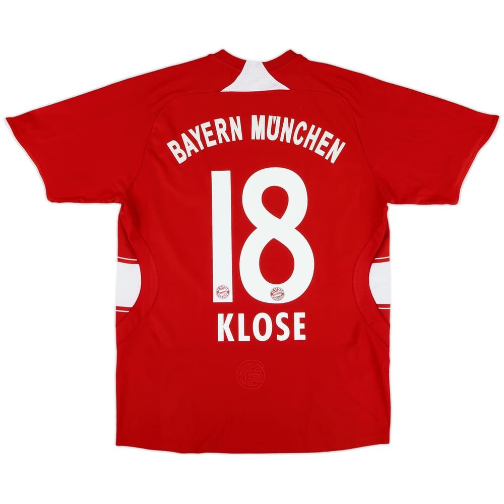 2007-08 Bayern Munich Home Shirt Klose #18 - 7/10 - (XL.Boys)