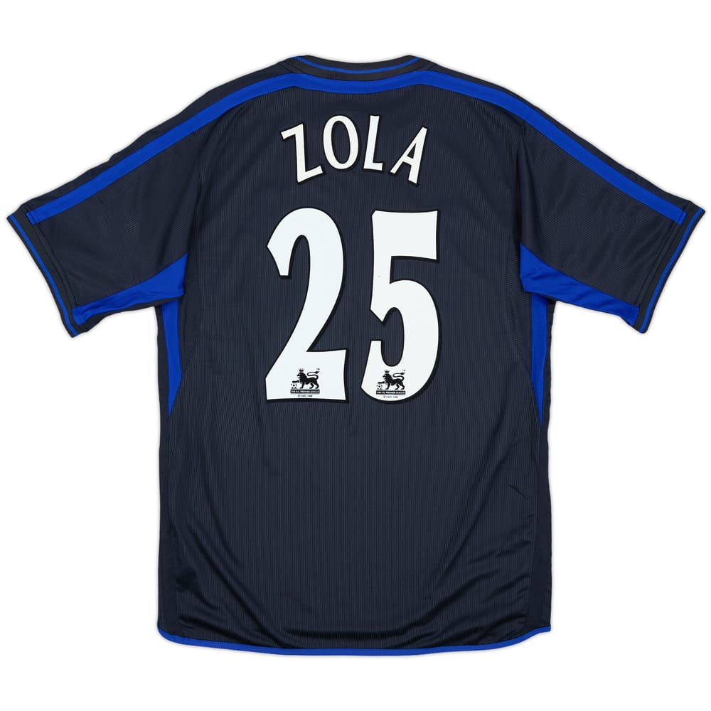 2002-04 Chelsea Away Shirt Zola #25 - 10/10 - (M)