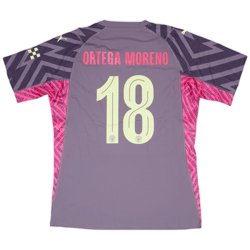 2023-24 Manchester City Match Issue FA Cup GK Shirt Ortega Moreno #18