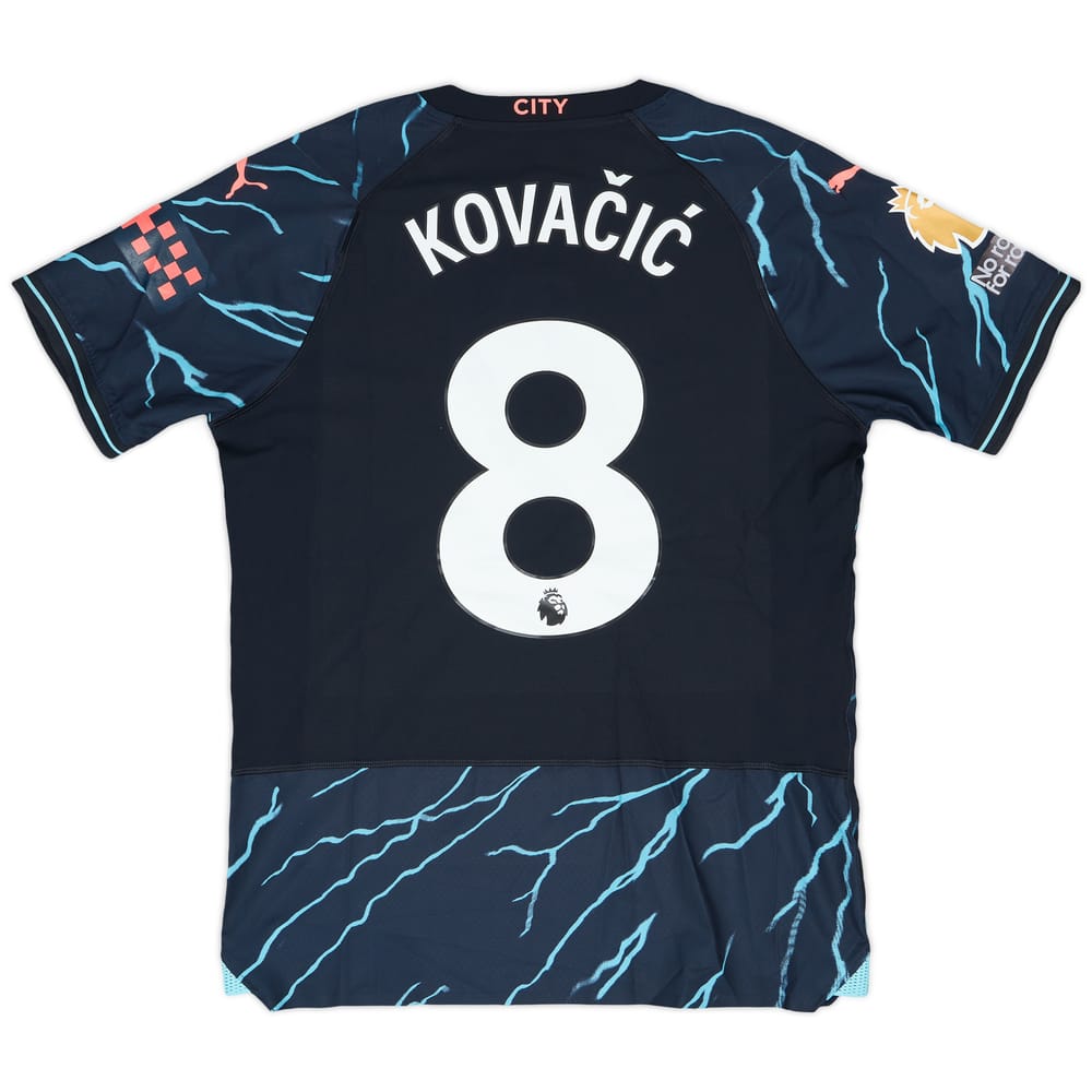 2023-24 Manchester City Match Issue Third Shirt Kovačić #8