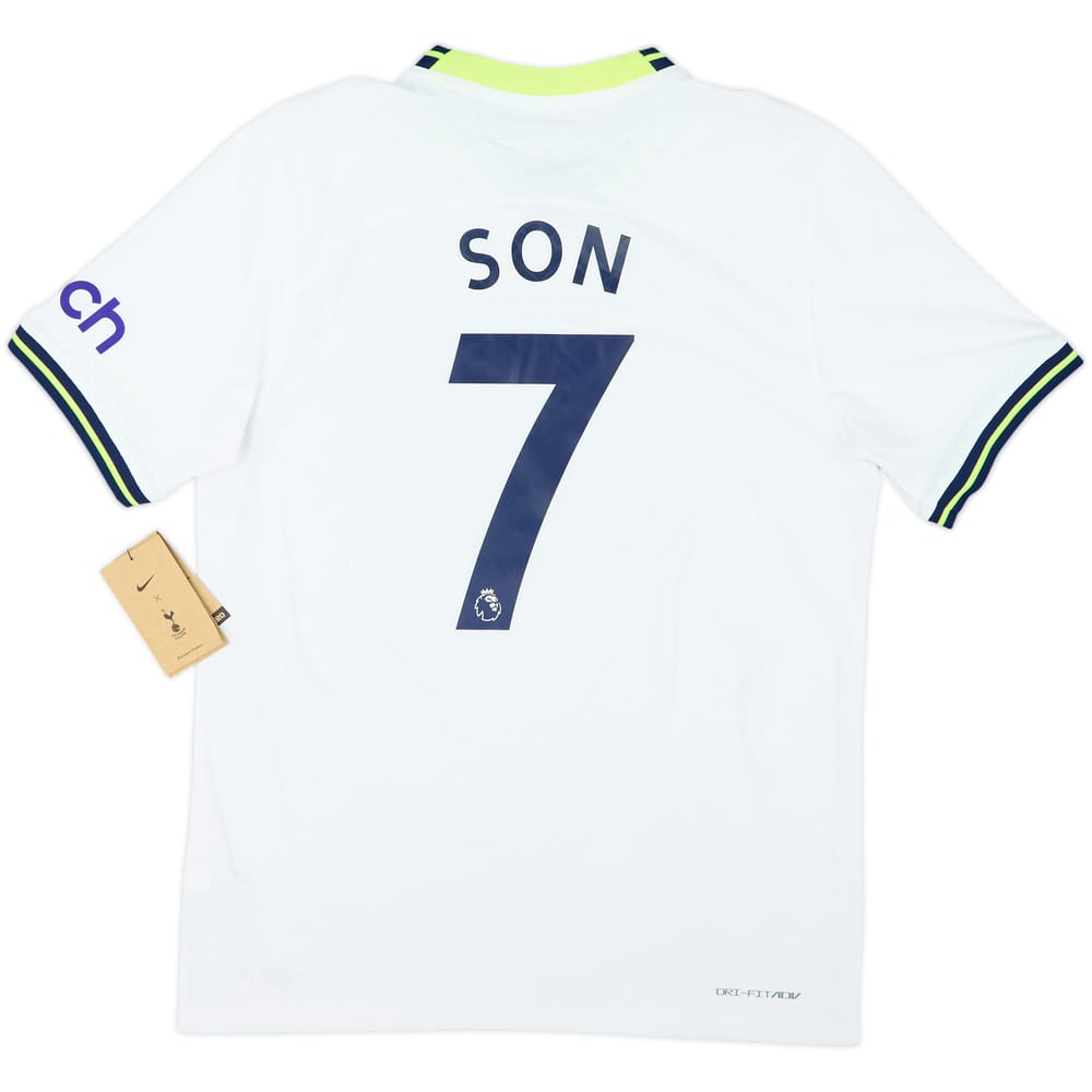 2022-23 Tottenham Authentic Home Shirt Son #7 (M)