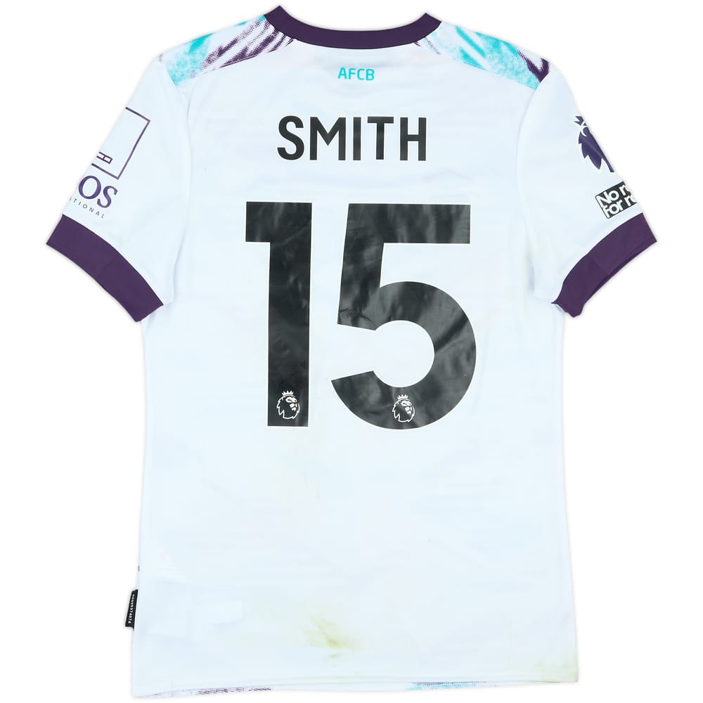2024-25 Bournemouth Match Worn Away Shirt Smith #15