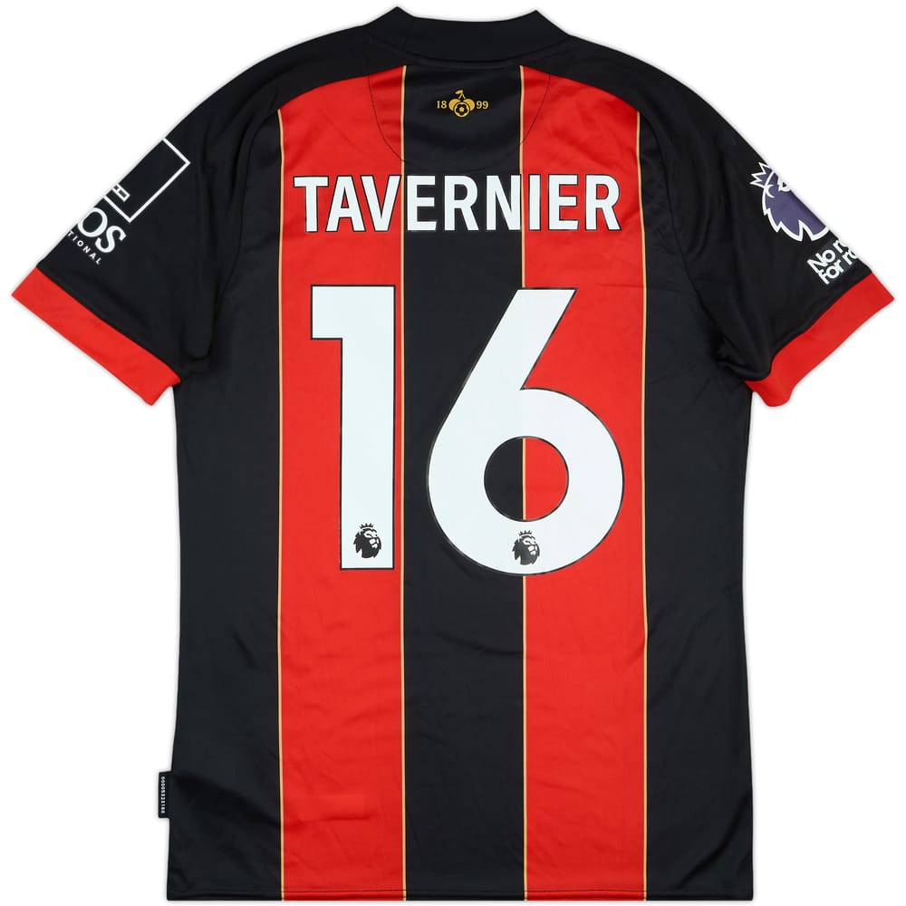 2024-25 Bournemouth Match Issue Home Shirt Tavernier #16