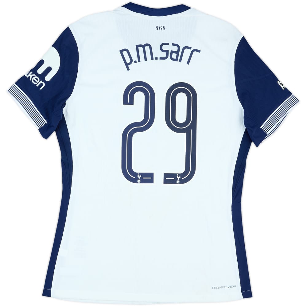 2024-25 Tottenham Match Worn Carabao Cup Home Shirt P.M.Sarr #29
