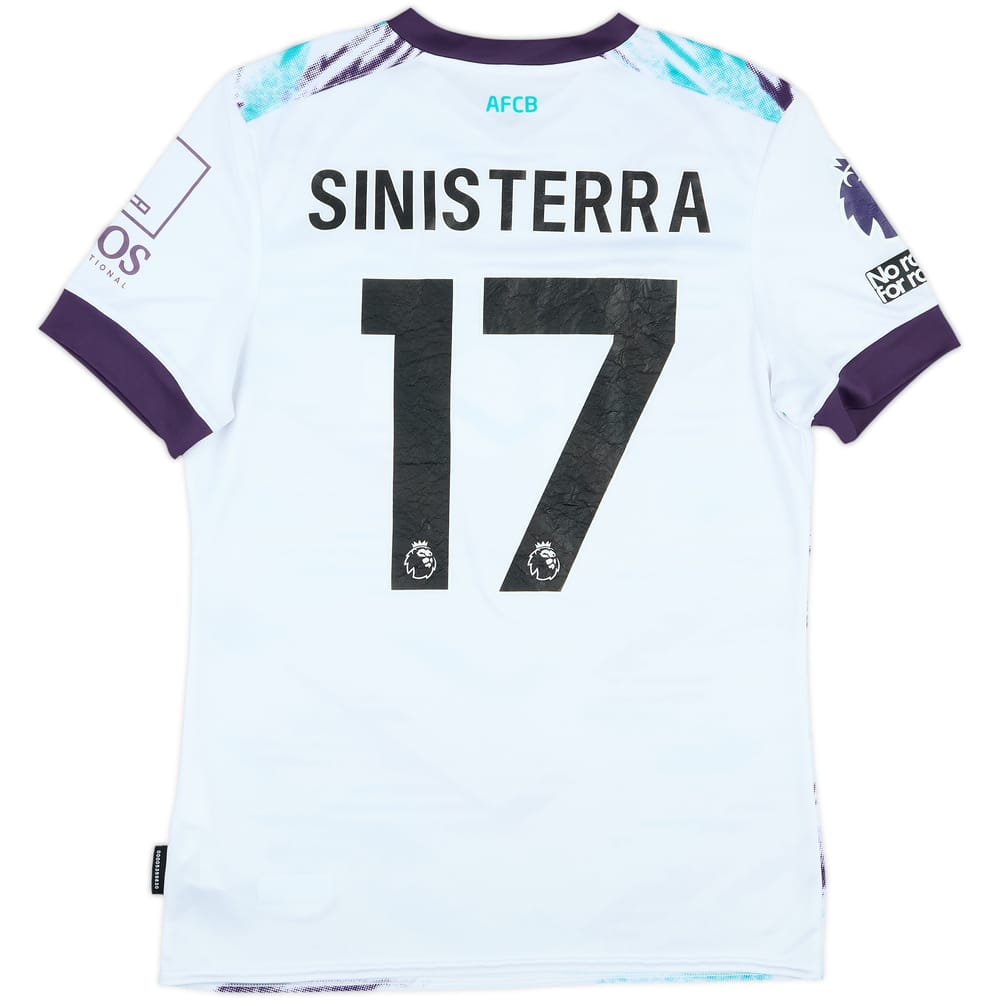 2024-25 Bournemouth Match Issue Away Shirt Sinisterra #17