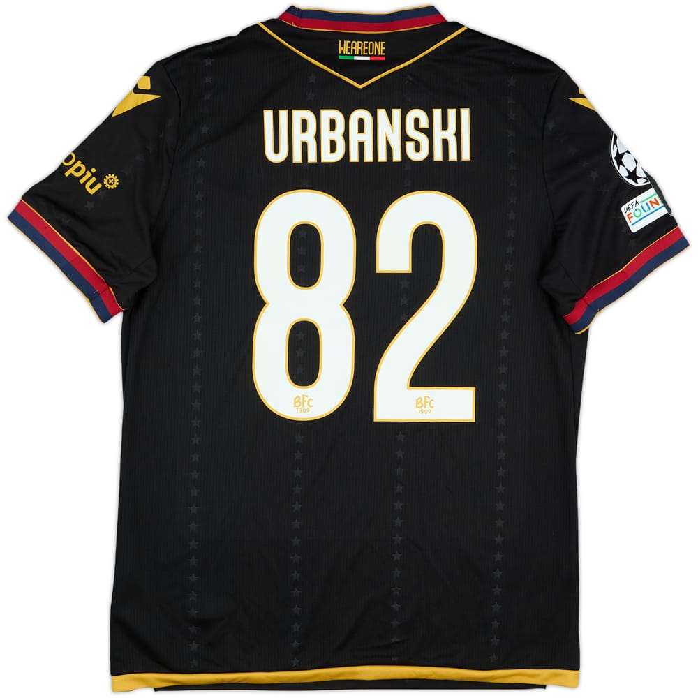 2024-25 Bologna Match Issue Fourth Shirt Urbanski #82