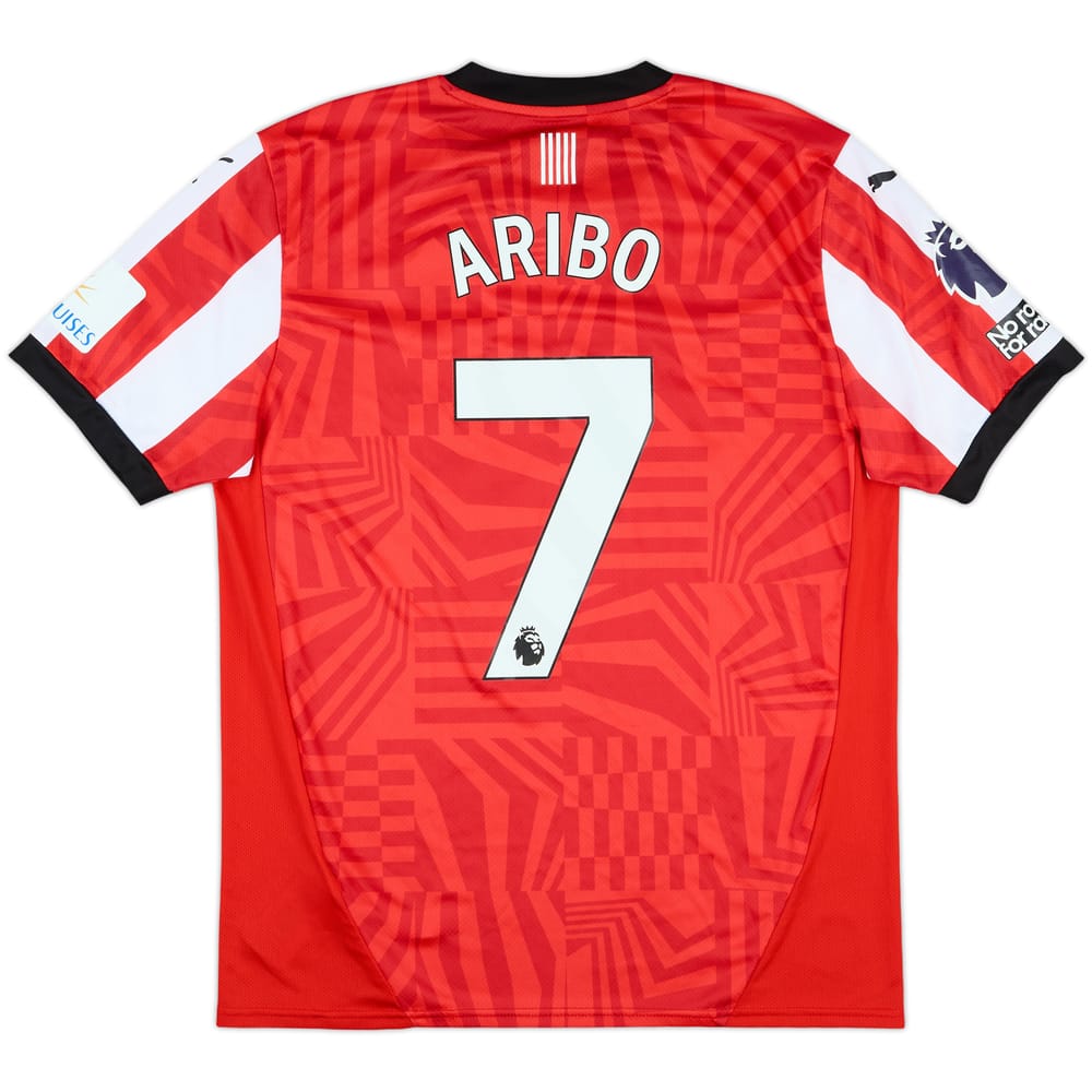 2024-25 Southampton Match Issue Home Shirt Aribo #7